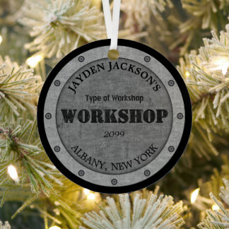 Adorno Metálico Taller de taller de efectos metalizado Tubería de 