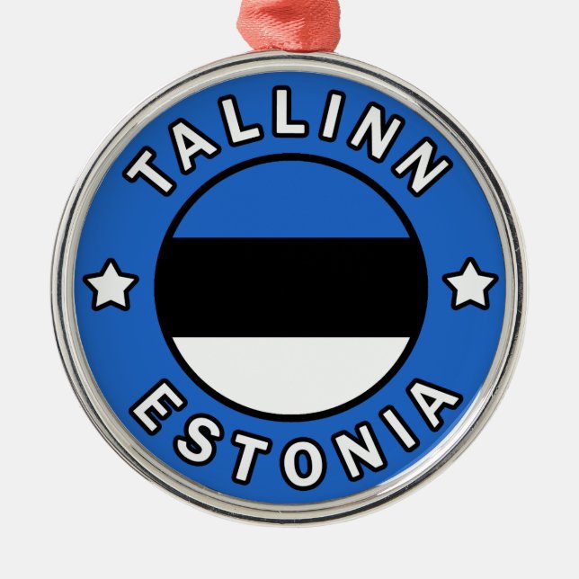 Adorno Metálico Tallín Estonia (Frente)