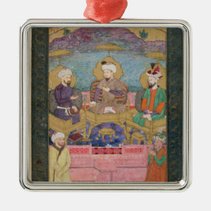 Adorno Metálico Tamerlán (1336-1405), Babur (1483-1530, r.1526-30