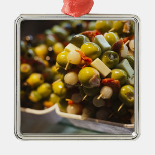Adorno Metálico Tapas de aceitunas rellenas