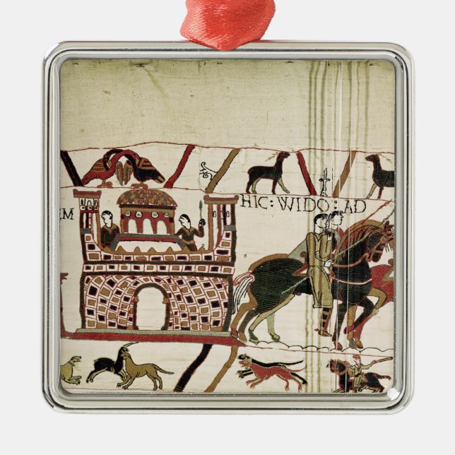 Adorno Metálico Tapiz Bayeux Harold en duque de Normandía (Frente)