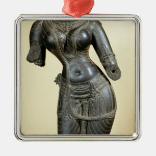 Adorno Metálico Tara, Nalanda, Bihar, dinastía de Pala (piedra)