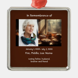 Adorno Metálico Tarjeta de bolsillo conmemorativa Panadería Cocine