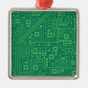 Adorno Metálico Tarjeta de circuito de robots