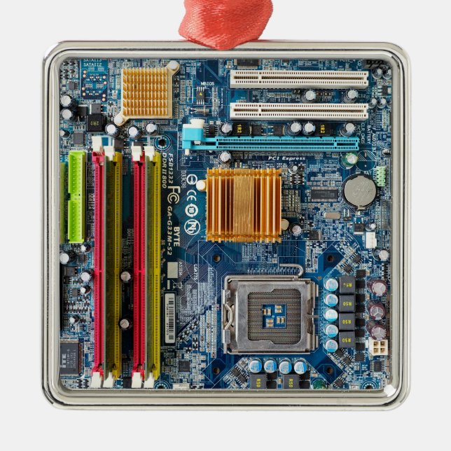 Adorno Metálico Tarjeta de circuitos (Frente)