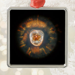 Adorno Metálico Tarjeta postal de la Nebulosa Esquimal