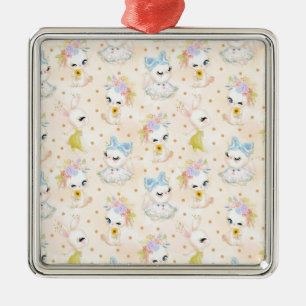 Adorno Metálico Tarjetas de Pascua