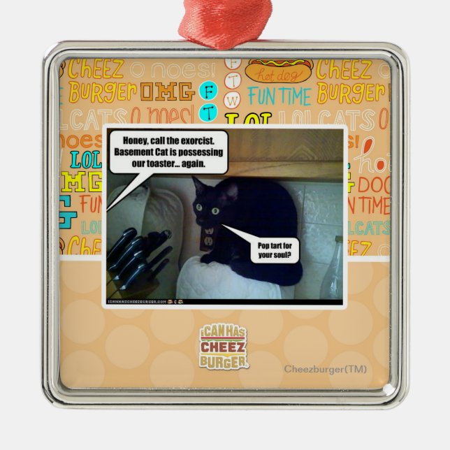 Adorno Metálico ¿Tarta del estallido para su alma? (Frente)