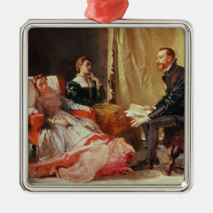 Adorno Metálico Tasso y Elenora D'Este