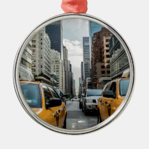 Adorno Metálico Taxi en Nueva York