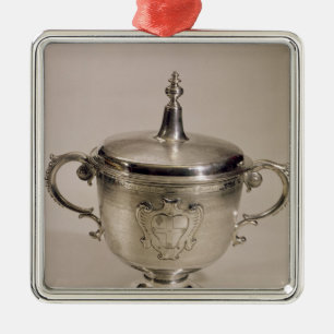 Adorno Metálico Taza de la aguja de James II, 1685