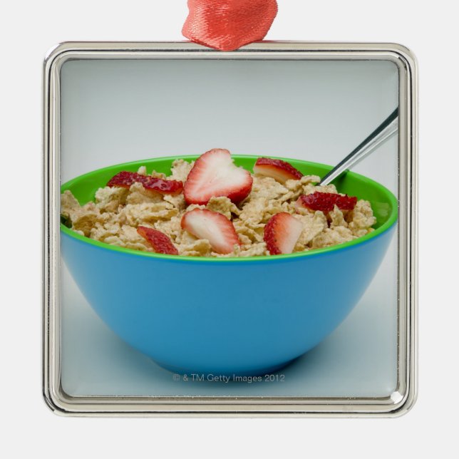 Adorno Metálico Tazón de cereales (Frente)