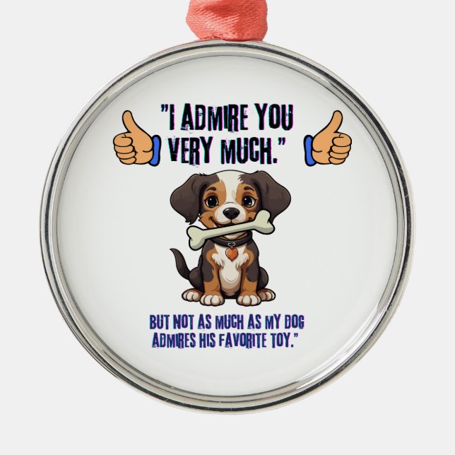 ADORNO METÁLICO TE ADMIRO MUCHO (Frente)