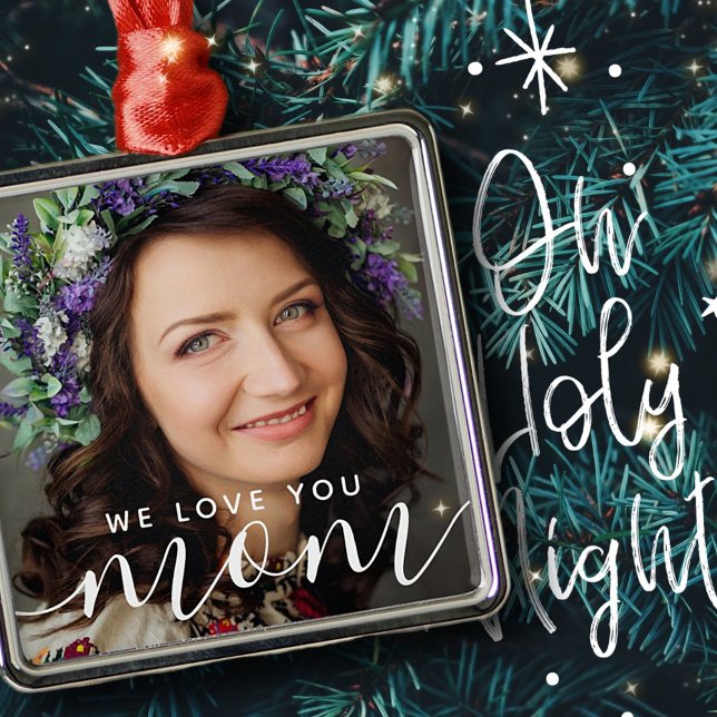 Adorno Metálico Te Ama Mamá Foto Clásica Moderna (Subido por el creador)