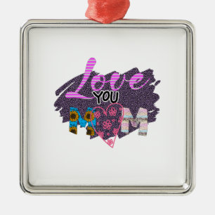 Adorno Metálico Te Amo Mamá