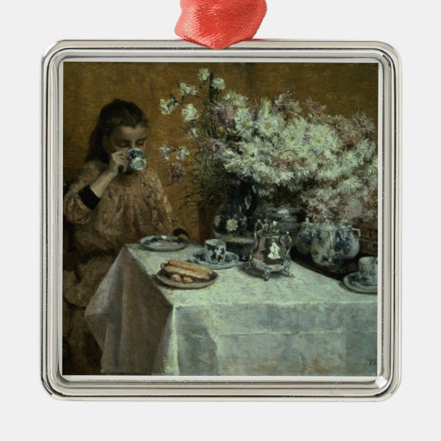 Adorno Metálico Té de tarde (Frente)