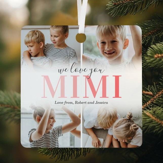 Adorno Metálico Te Queremos Collages de fotos Mimi Navidades (Subido por el creador)