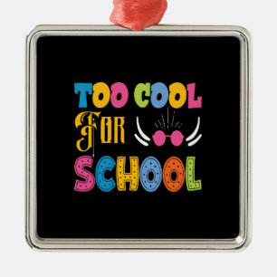 Adorno Metálico Teacher Too Cool For School