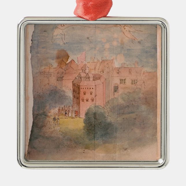 Adorno Metálico Teatro del globo, Southwark (Frente)