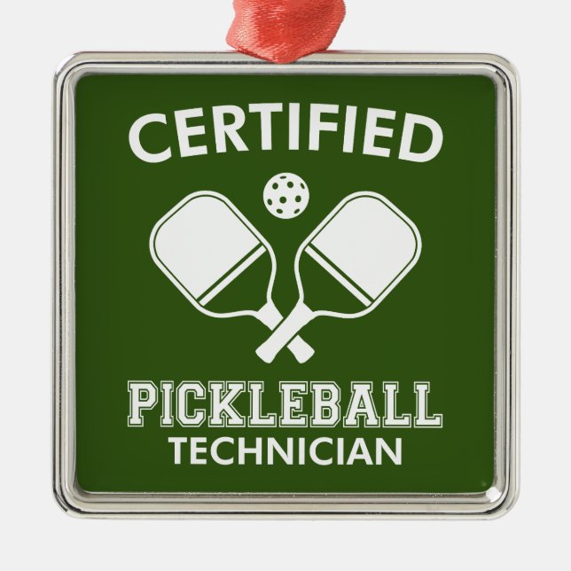 Adorno Metálico Técnico de Pickleball Certificado (Frente)