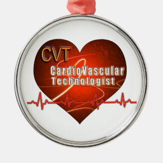 Adorno Metálico Tecnólogo cardiovascular del LOGOTIPO del CORAZÓN