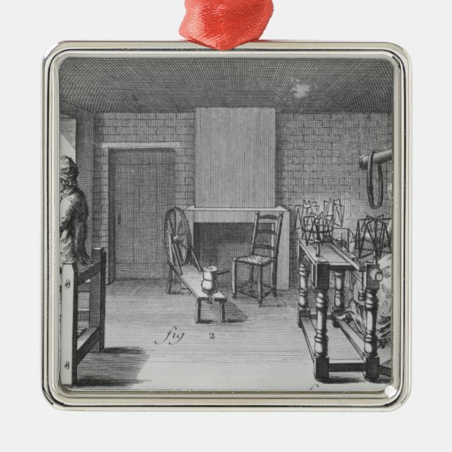 Adorno Metálico Telar para las medias que tejen (Frente)