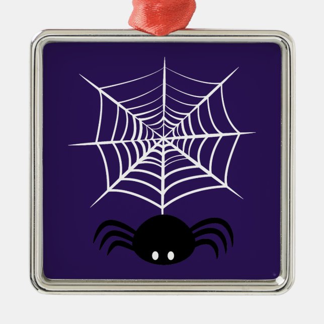 Adorno Metálico Telaraña de Halloween  (Frente)