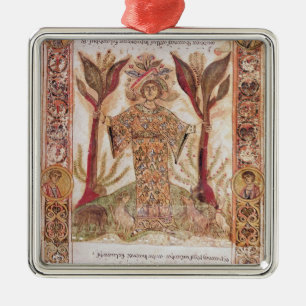 Adorno Metálico Tellus, de Exultet I, c.1030