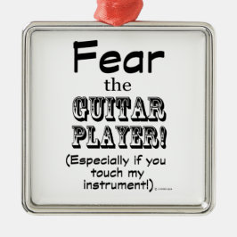 Adorno Metálico Teme Al Guitrista