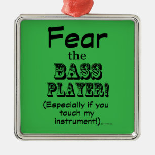 Adorno Metálico Temer Al Jugador Bass