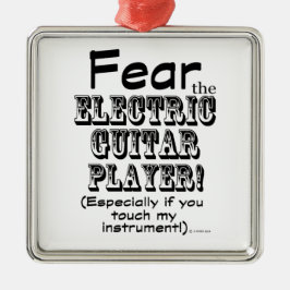 Adorno Metálico Temer Al Jugador De Guitarra Eléctrica