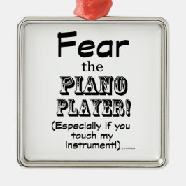 Adorno Metálico Temer Al Piano Player