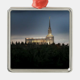 Adorno Metálico templo mormón de la montaña oquirrh utah