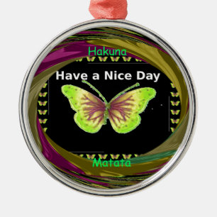 Adorno Metálico Ten un buen día Hakuna Matata Textos.png