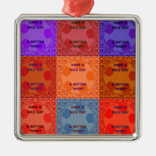 Adorno Metálico Tener buenos colores