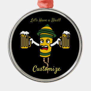 Adorno Metálico Tengamos un Estallido de Trueno-Cala