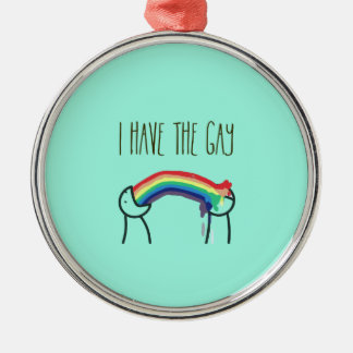 Adorno Metálico Tengo el meme gay