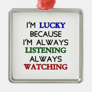 Adorno Metálico Tengo suerte