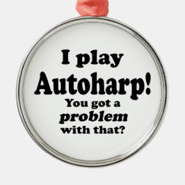 Adorno Metálico Tengo Un Problema Con Eso, Autoharp