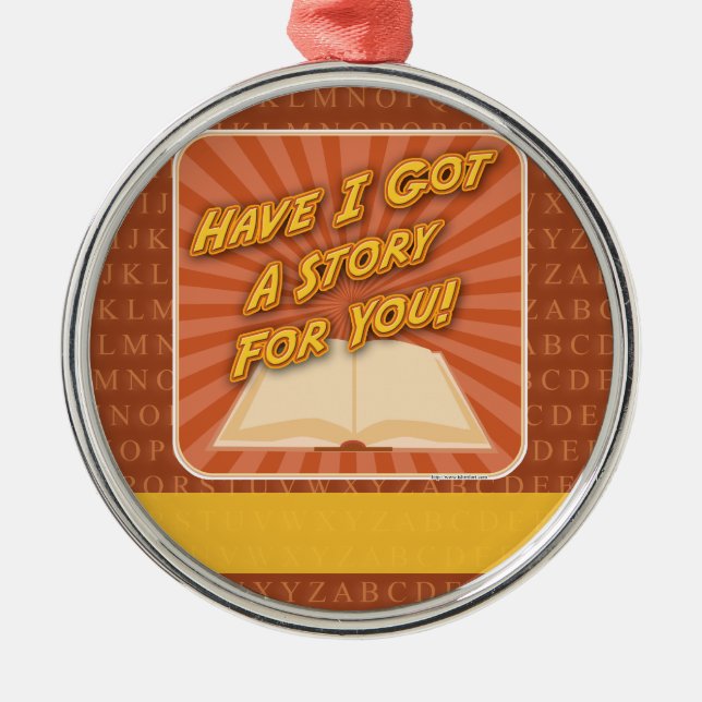 Adorno Metálico ¿Tengo una historia para ti? (Frente)