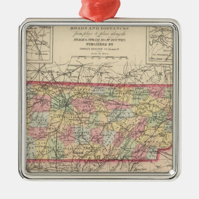 Adorno Metálico Tennessee 3 (Frente)