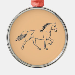 Adorno Metálico Tennessee Walking Horse