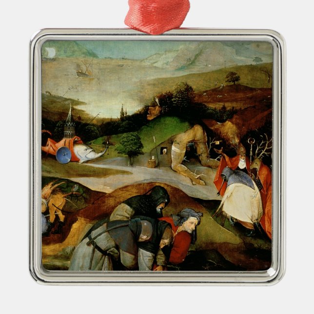 Adorno Metálico Tentación de St Anthony (Frente)