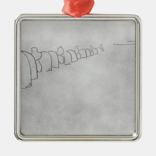 Adorno Metálico Teoría de elefantes, 1 de Enrique de