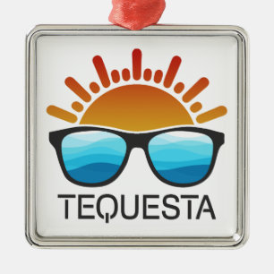 Adorno Metálico Tequesta Florida Gafas de sol