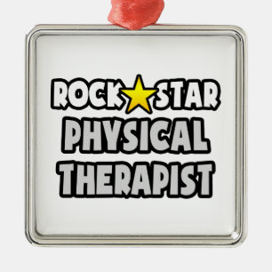 Adorno Metálico Terapia física Rock Star