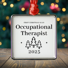 Adorno Metálico Terapia ocupacional Primera Navidad