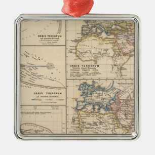 Adorno Metálico Terrarum de Orbis
