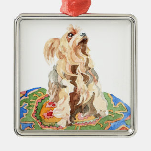 Adorno Metálico Terrier de Yorkshire 2012