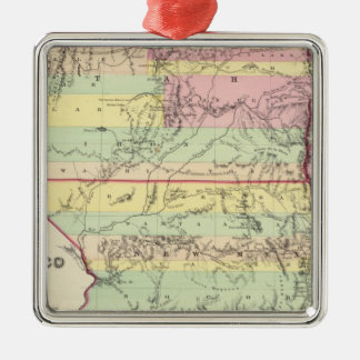 Adorno Metálico Territorios de New México y de Utah